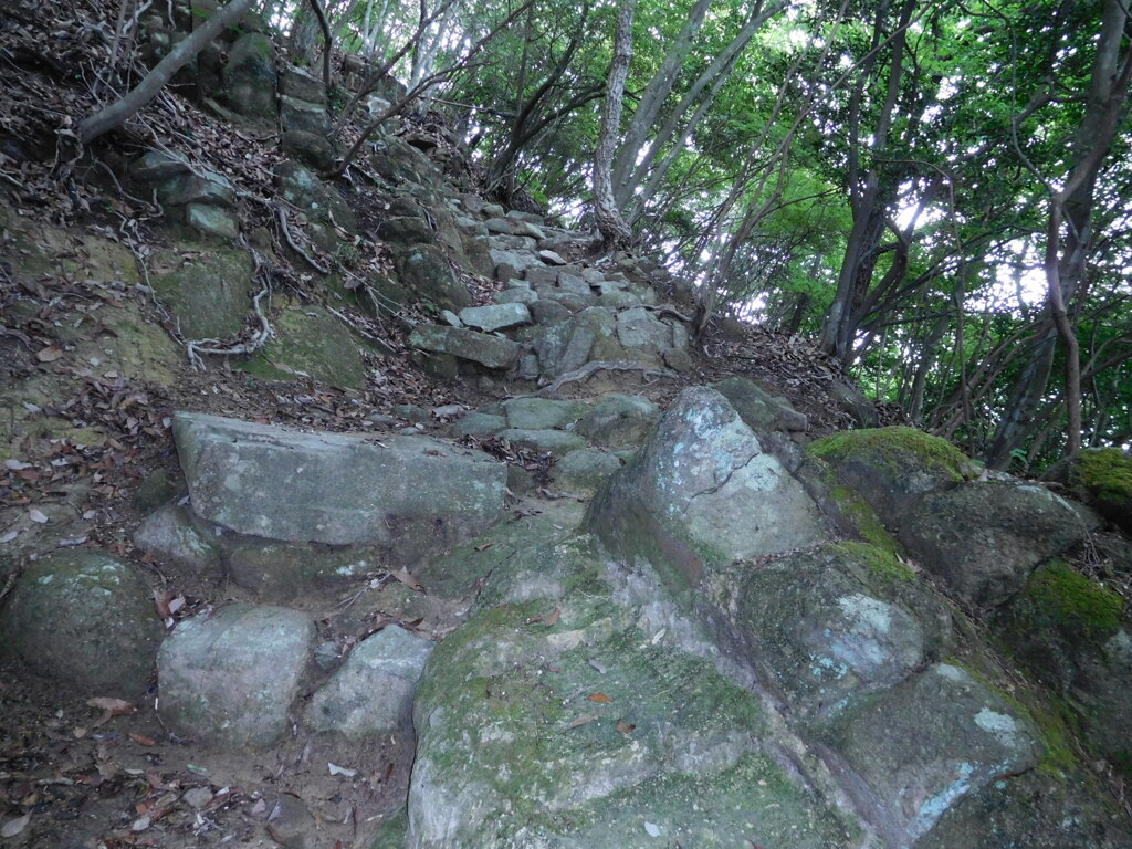 播磨・感状山城址にて・・・
