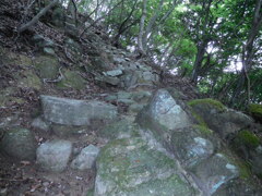 播磨・感状山城址にて・・・