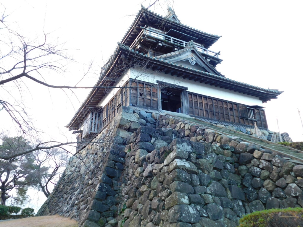 越前・丸岡城址にて・・・