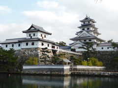 伊予・今治城址にて・・・