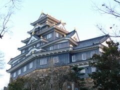 備前・岡山城址にて・・・