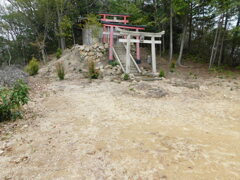 播磨・太尾城址にて・・・