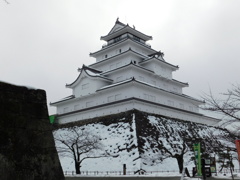陸奥・若松城址にて・・・