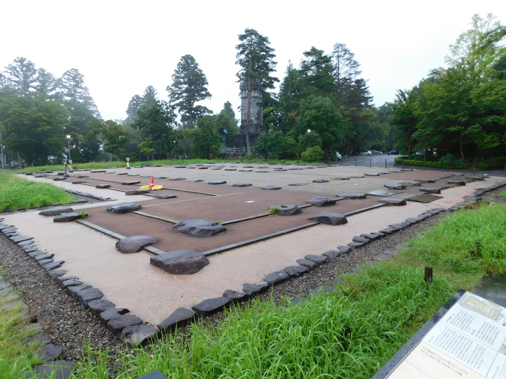 陸奥・仙台城祉にて・・・