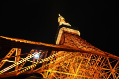 東京タワーを足元から