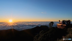 燕山荘から見る雲海