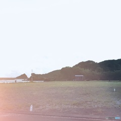 静寂の夕日