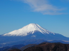 大山から富士山