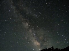 南アルプス　天の川