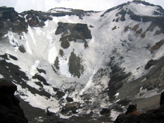 富士山登山4（山頂）