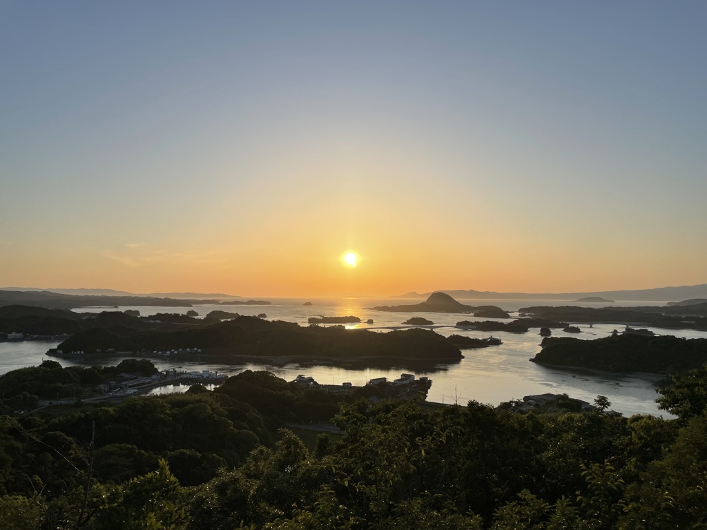 天草の夕焼け