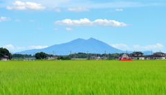 梅雨明け初日の筑波山