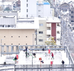 白い朝の共同作業