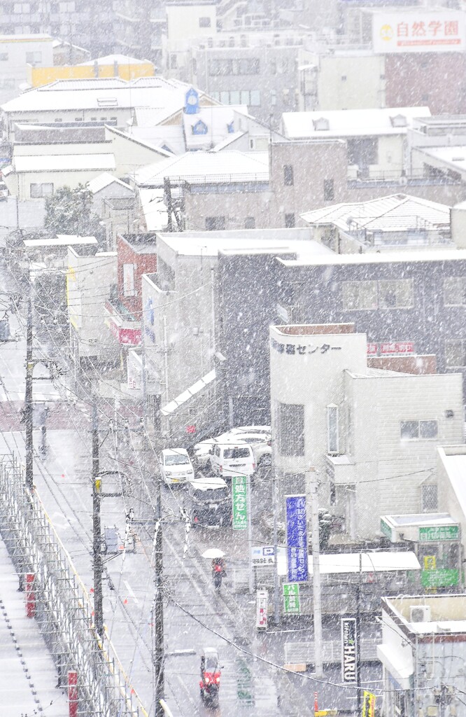 雪の降る街を②