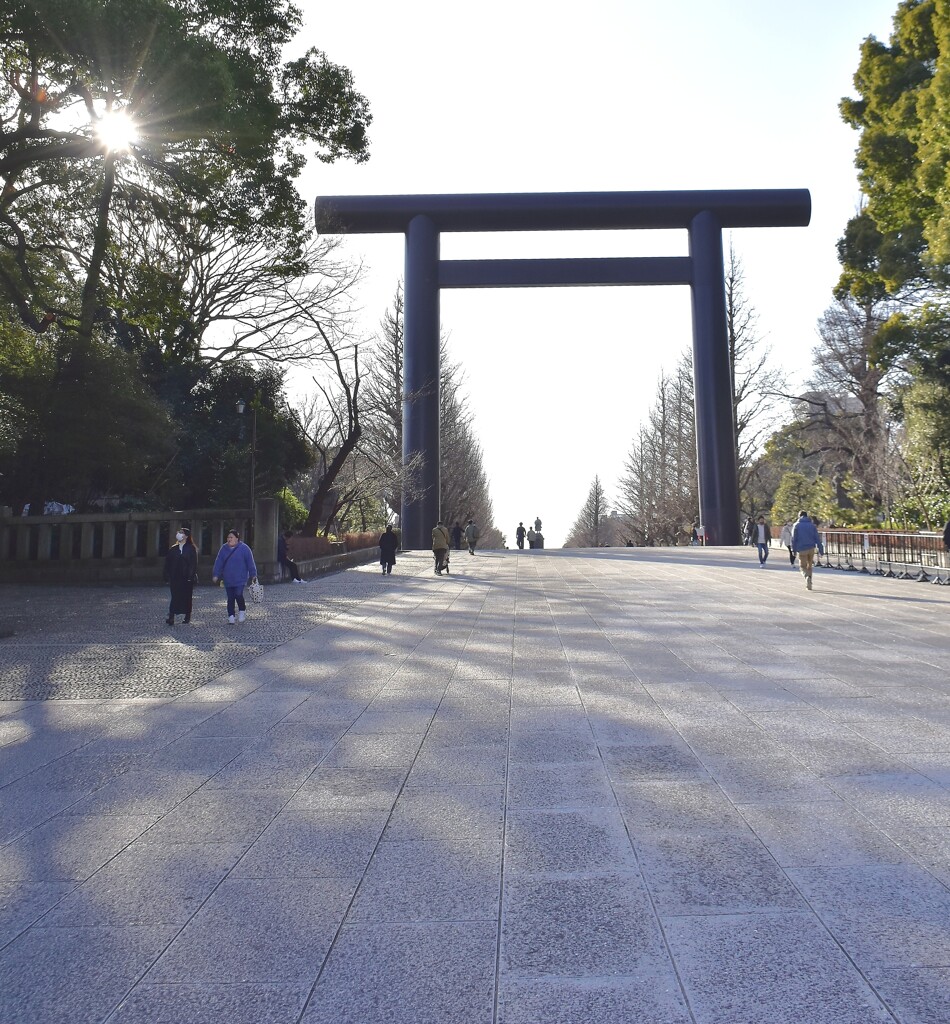 光と影の鳥居
