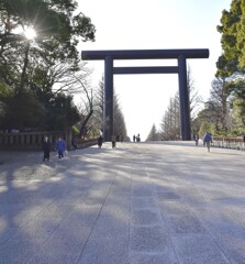 光と影の鳥居