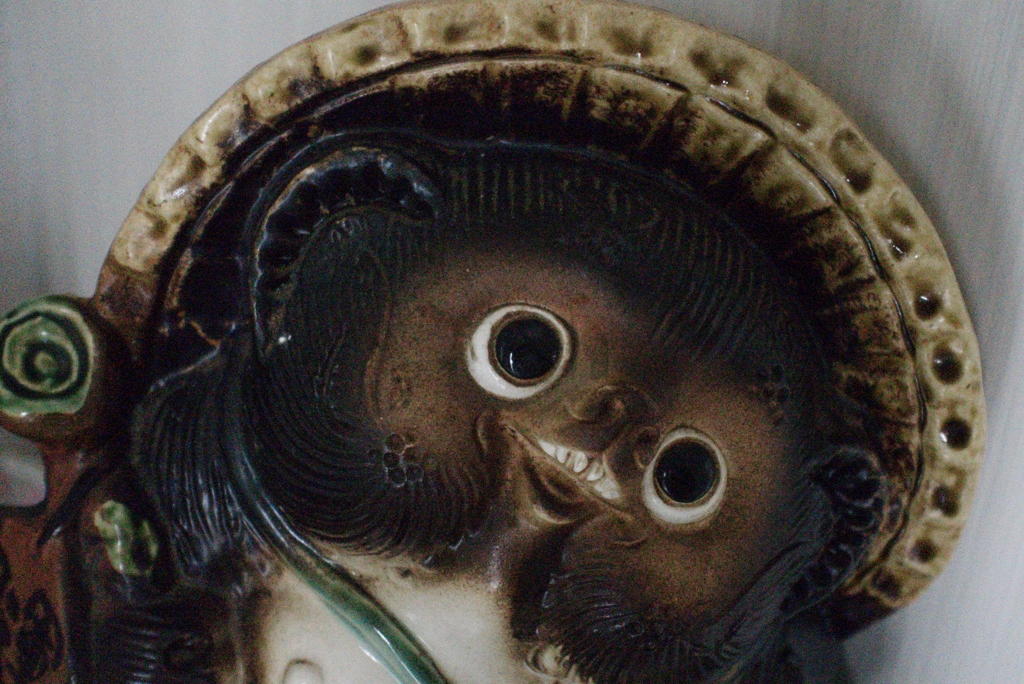 メンチ切るタヌキ様