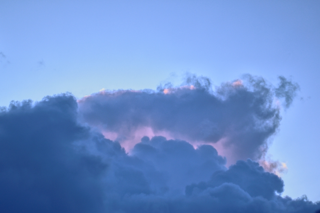 ギリギリの夕焼け