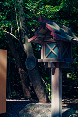 神社の日陰さん