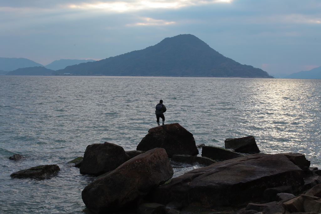元宇品海岸沿い