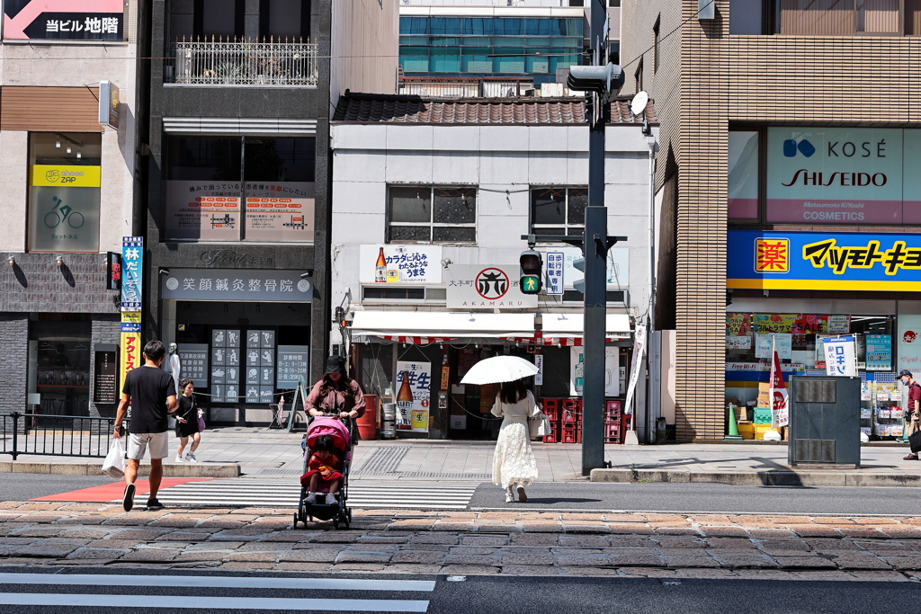 街中散歩