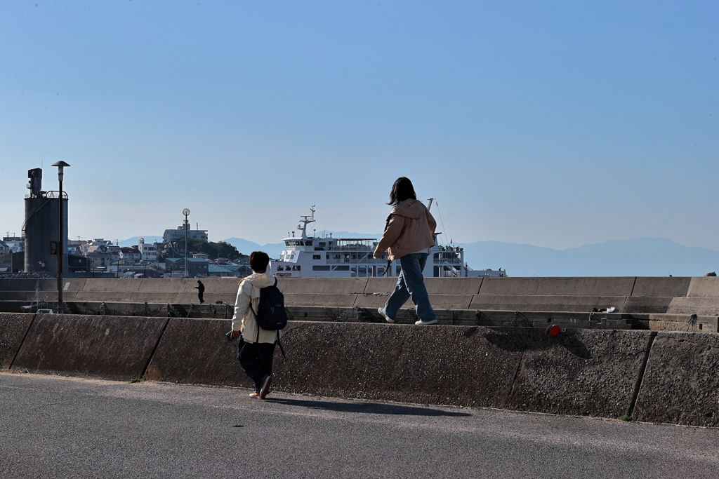 松山観光港から高浜駅