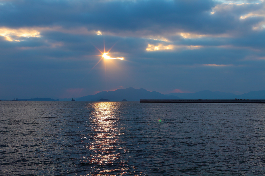 元宇品海岸沿い