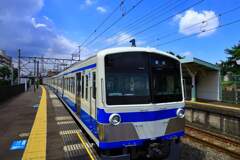単線の電車