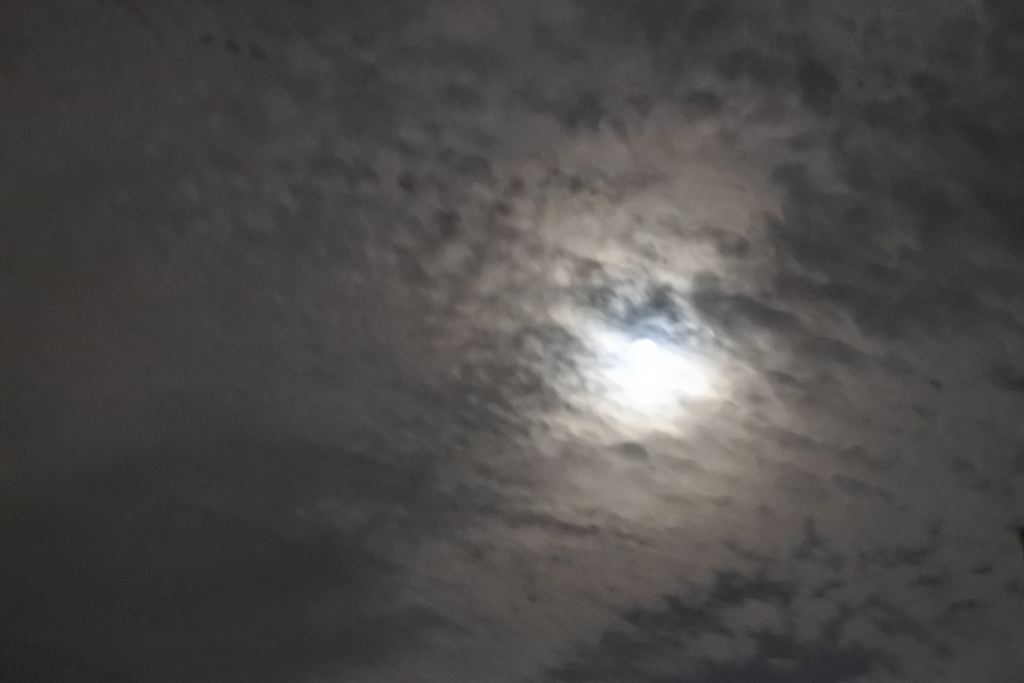 群雲の月