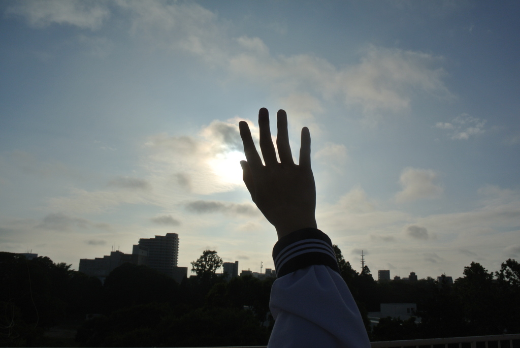 空を摑む