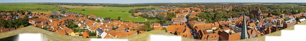 From Ribe Cathedral:West,East-Southeast