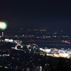 市街を望む