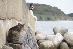 誰を見てるの？