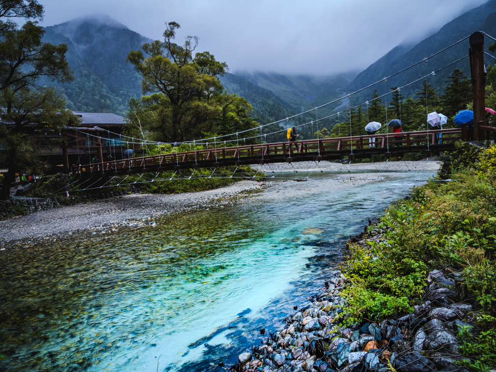雨の河童橋