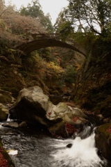 河内渓谷　紅葉ほぼ終わり