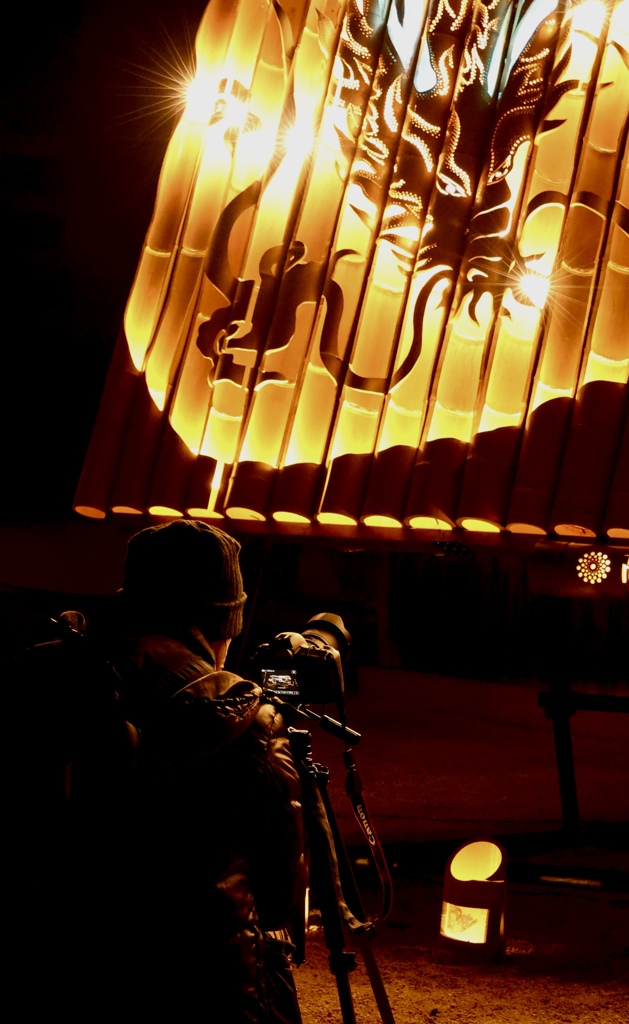 専修寺　竹あかり③