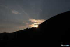 朝焼けか夕焼けか