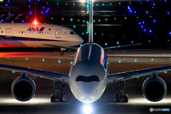 道しるべのイルミネーション