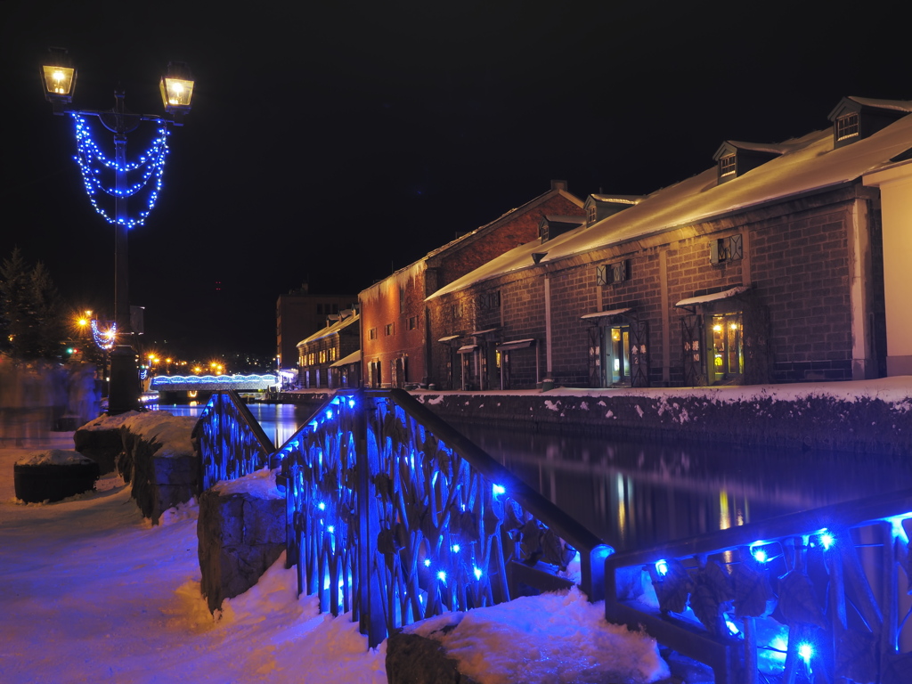 Blue canal -Snow ver.-