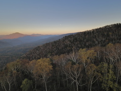 黒岳紅葉夕景