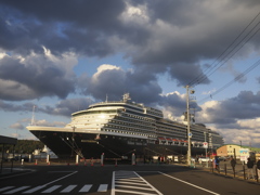 ウエステルダムの寄港
