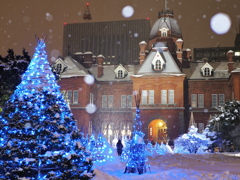 赤レンガ ~煌めく冬の夜~