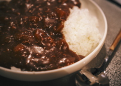お米大好き男のカレーライス