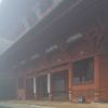 霧の高野山大門