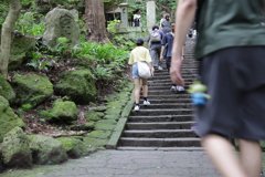 山寺の階段