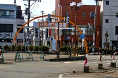 秋田県大仙市　大曲　花火通り商店街