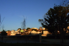 秋の夕方