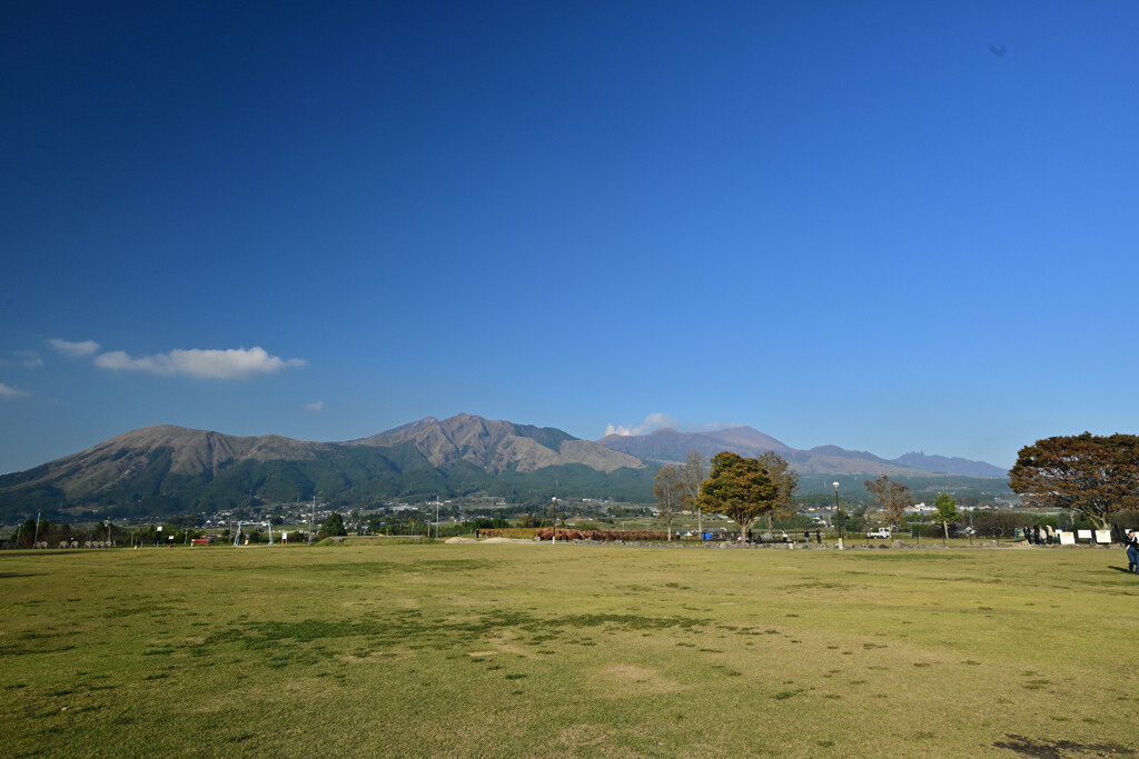 阿蘇山の全景