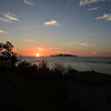 波戸岬の夕陽