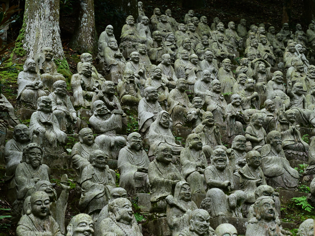 雷山千如寺の五百羅漢